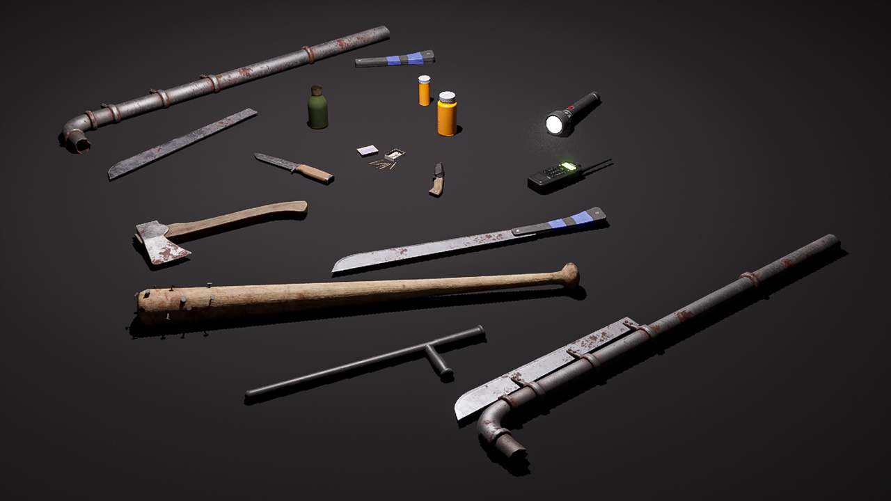 出品Survival Horror Inventory Weapons & Propsのメディア1