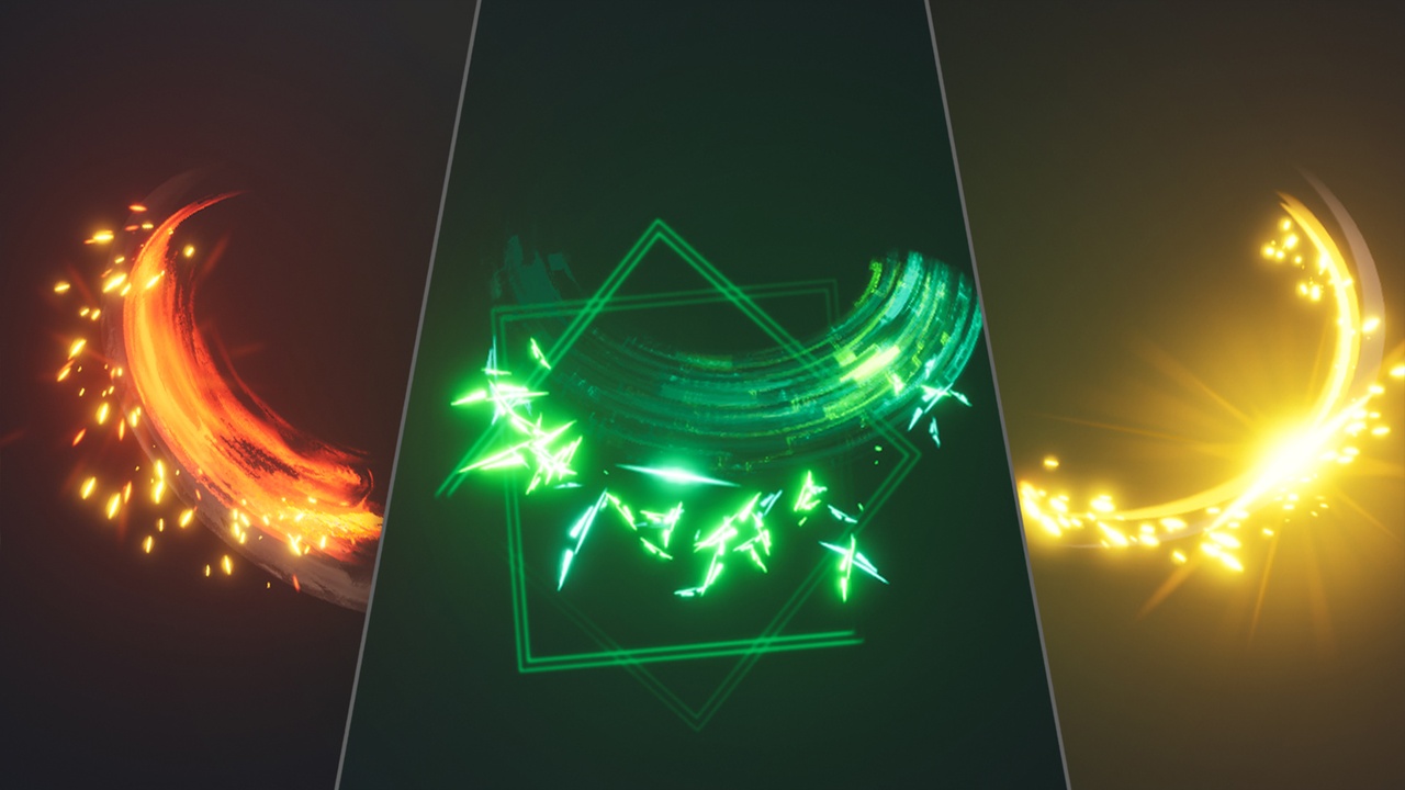 商品 280 Sword Slashes VFX Pack Vol. 2 的媒体 1
