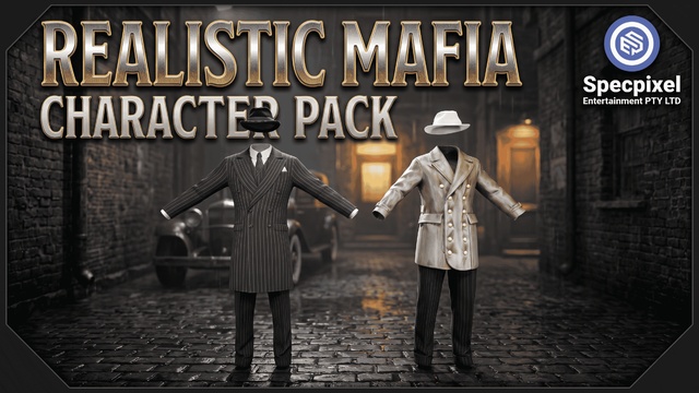 Realistic Mafia Character Pack