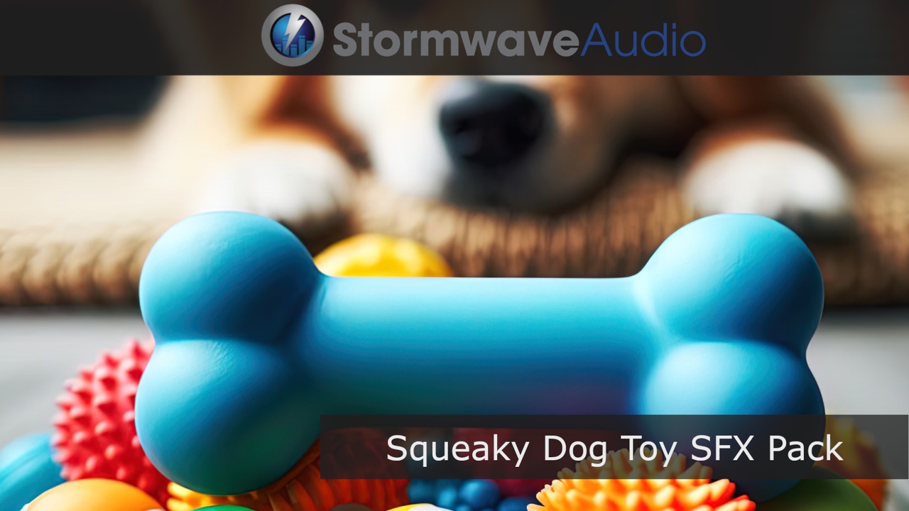 Media 1 for listing Squeaky Dog Toy Sound Effects Pack