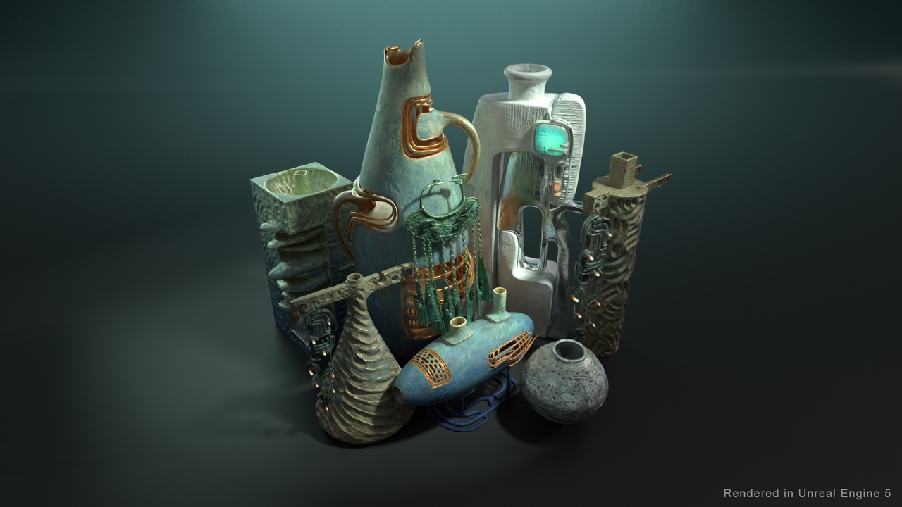 Media 1 for listing Sci-Fi Shrine props VOL 5