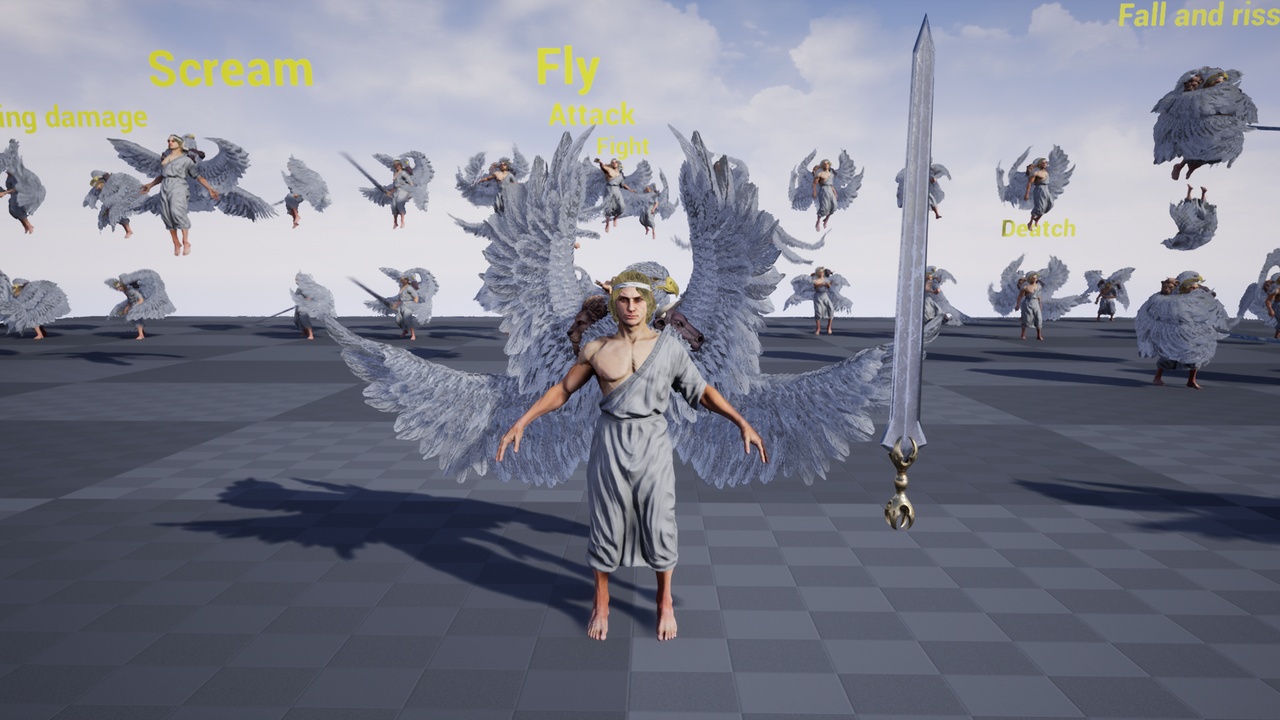 Media 1 for listing Cherubim Tetramorph Angel