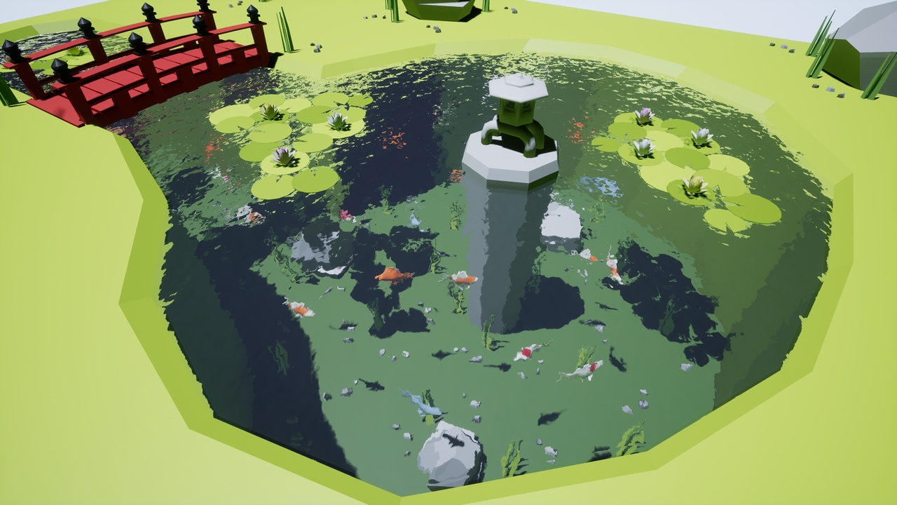 Media 1 for listing Animated Pond Fish