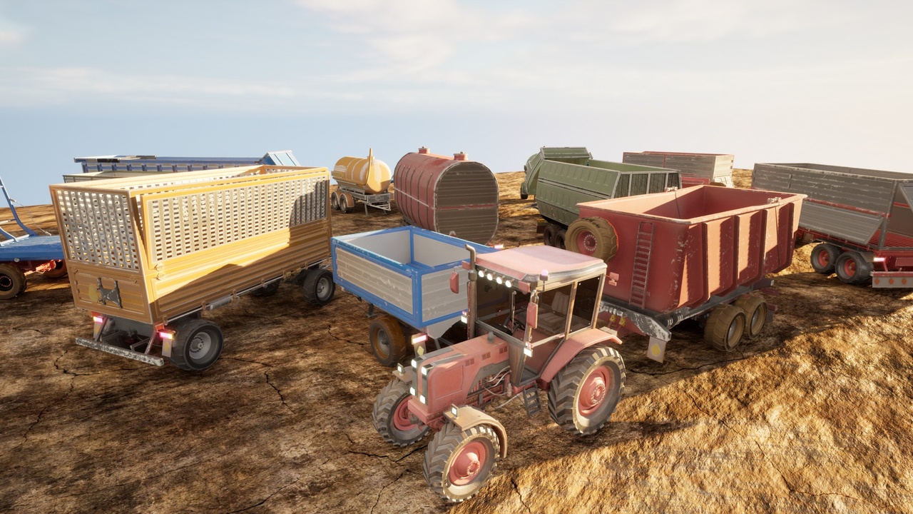 Media 1 for listing Trailer Pack + Farm Tractor