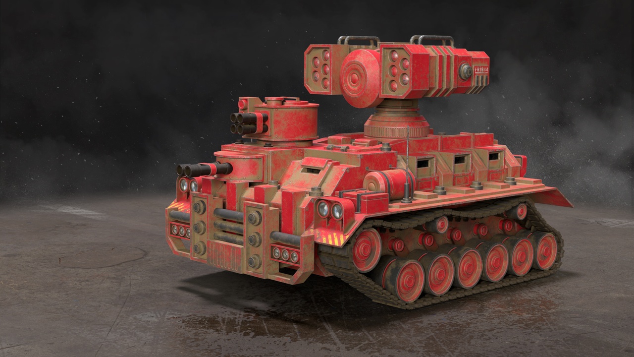 Media 1 for listing Tracked APC-1-Red-Dirty