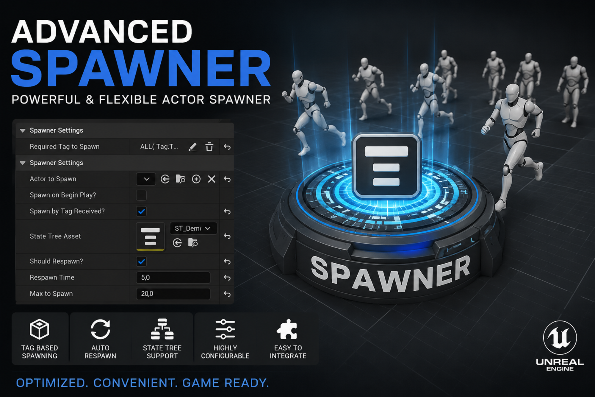 Event Driven State Tree Ai Spawner | Fab