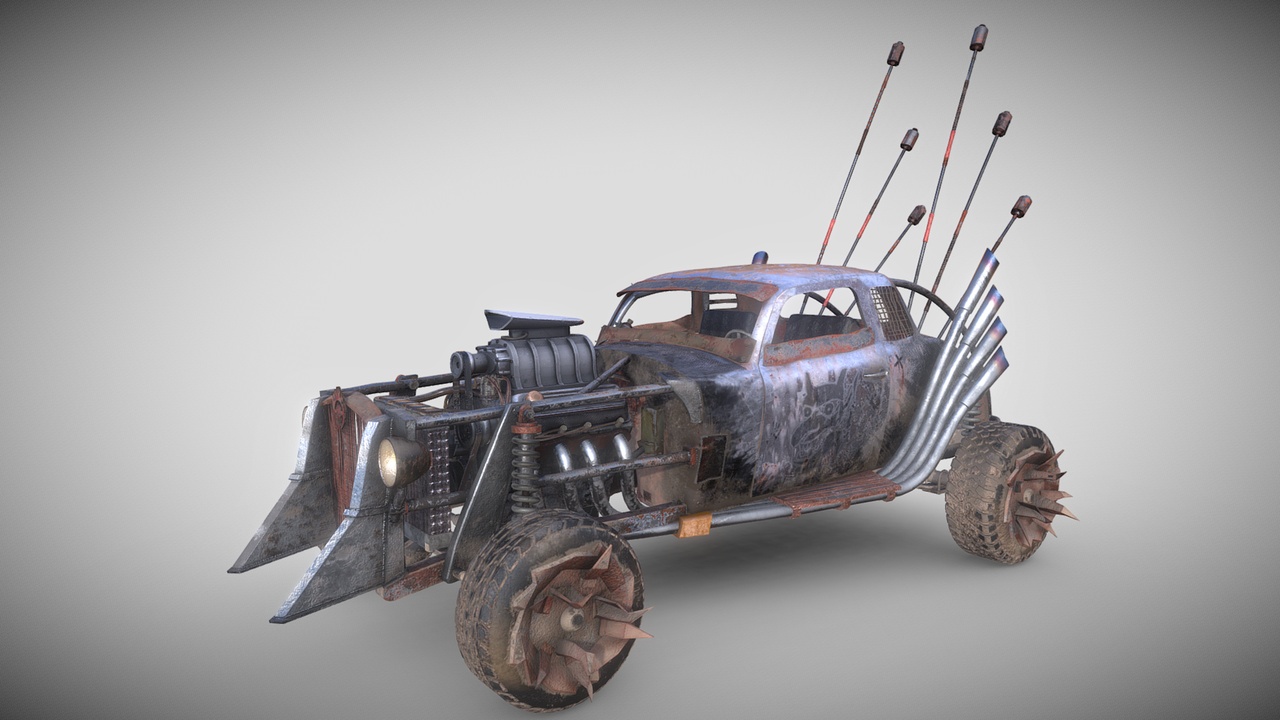 Media 1 for listing Chrome Devil - Mad Max Car