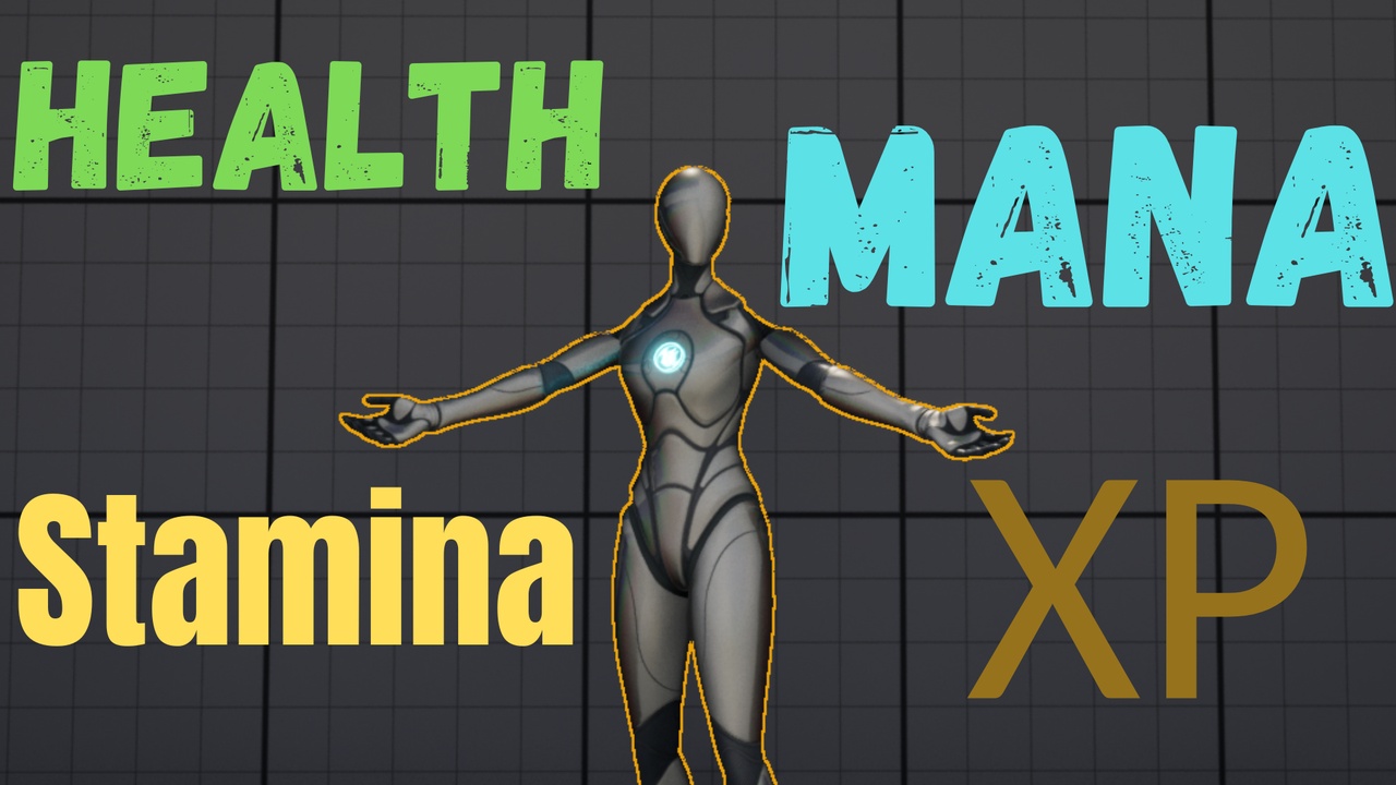 商品 Core Systems - Health, Stamina, XP and Mana 的媒体 1