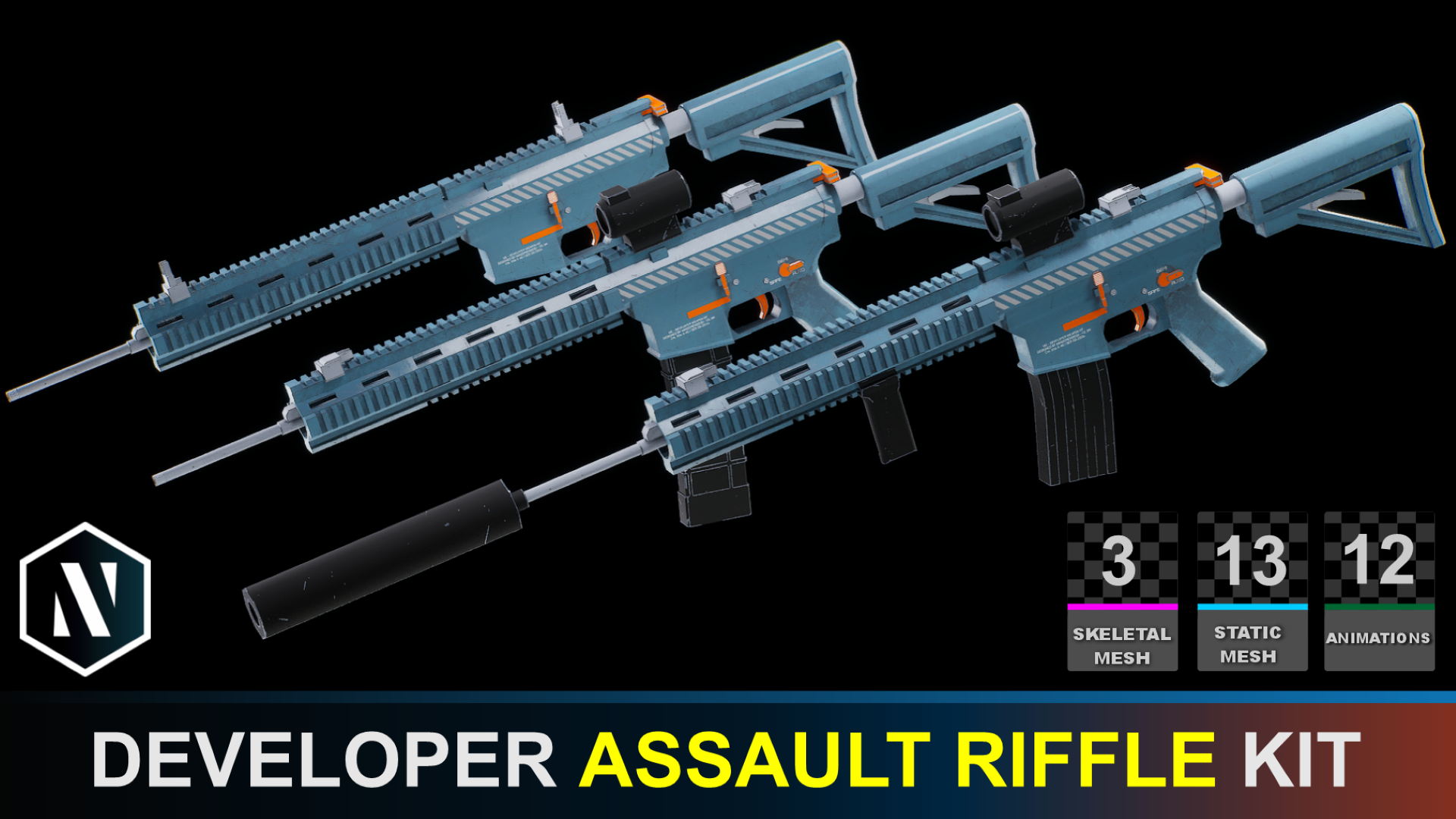 Developer Assault Rifle Kit - Starter Pack | Fab