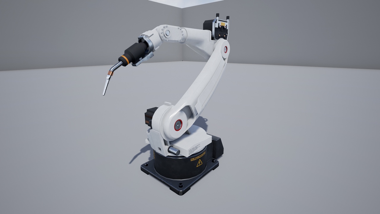 Media 1 for listing Welder Robot – Procedural Industrial Welding System with Spark FX