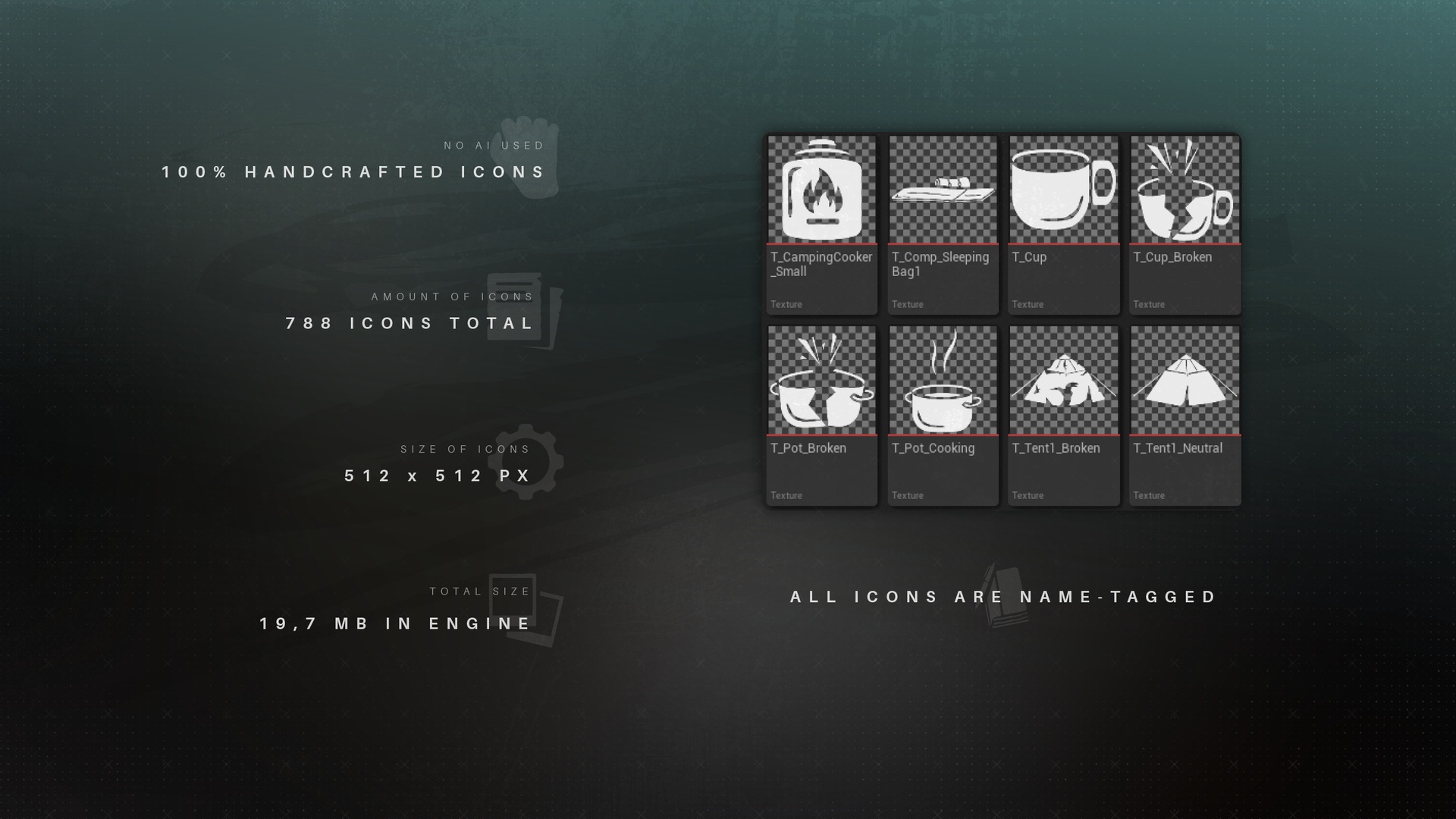 Media 1 for listing Modern Survival Icons