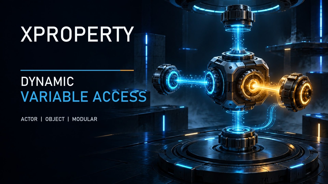 Media 1 for listing XProperty - change variables of Objects or Actors by name!