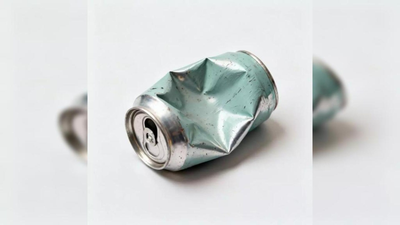 Media 1 for listing Crushed Soda Can Prop – Low-Poly 3D Model