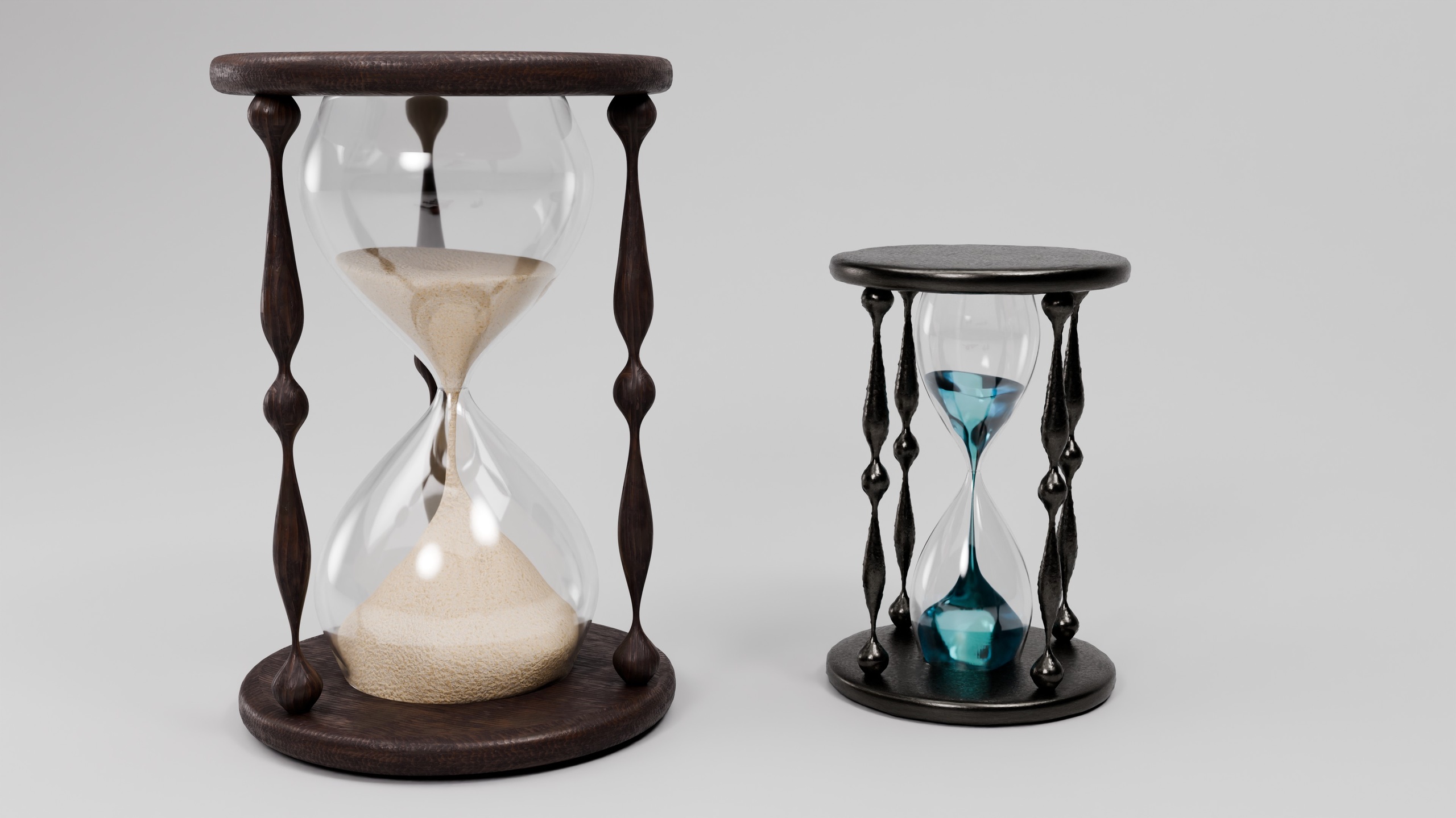 Media 1 for listing Stylized Fantasy Hourglass Pair