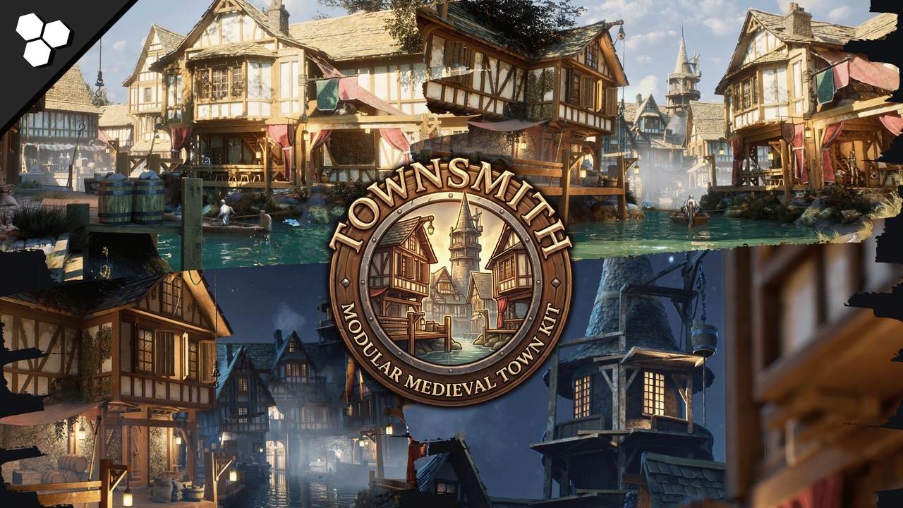 出品Townsmith: Modular Medieval Town (Medieval Town, Modular Fantasy Town, Town)のメディア1