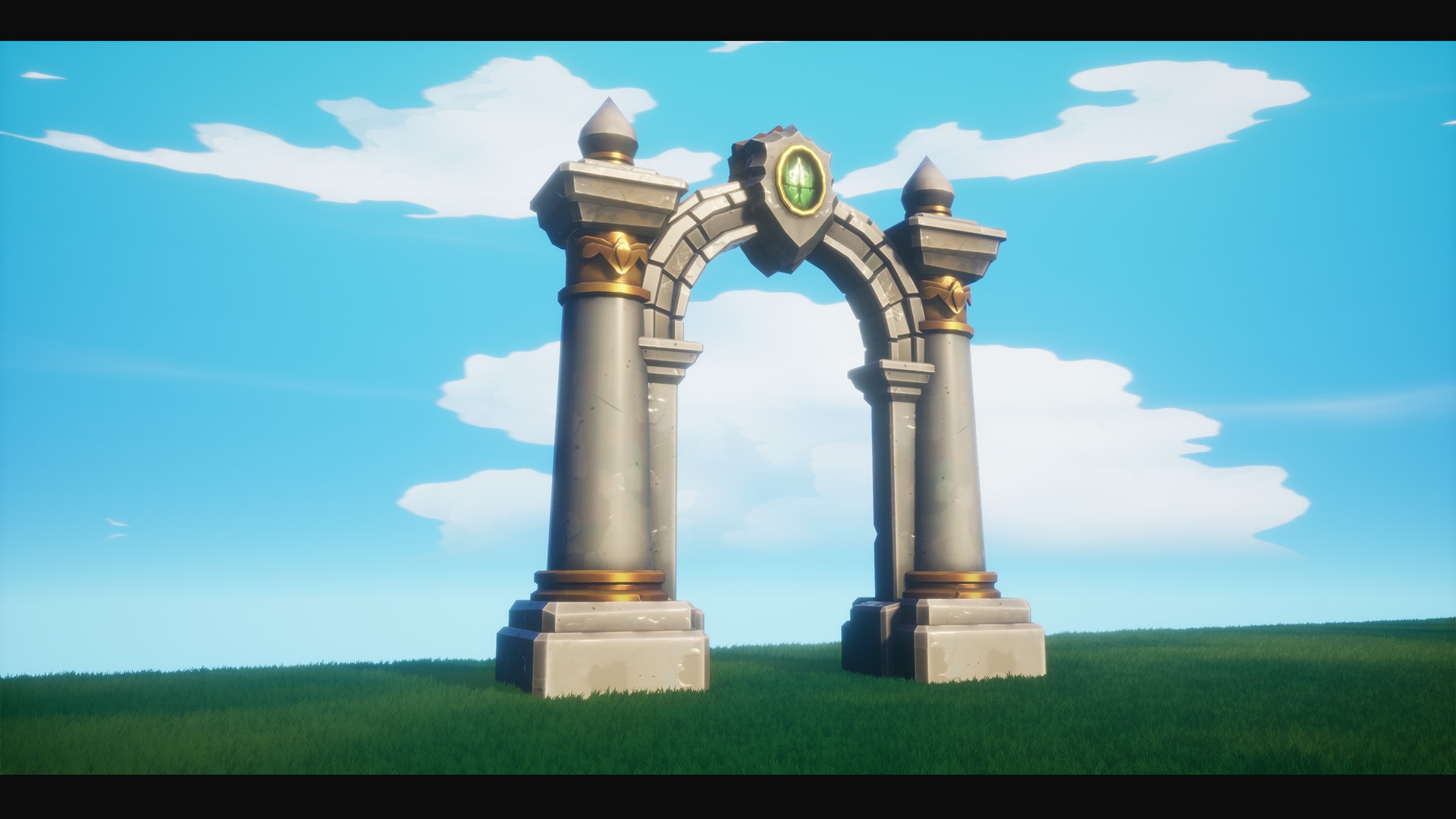 Media 1 for listing Embergates 2 (New Set) - 20 Stylized PBR Gate Models - Lowpoly Gameready