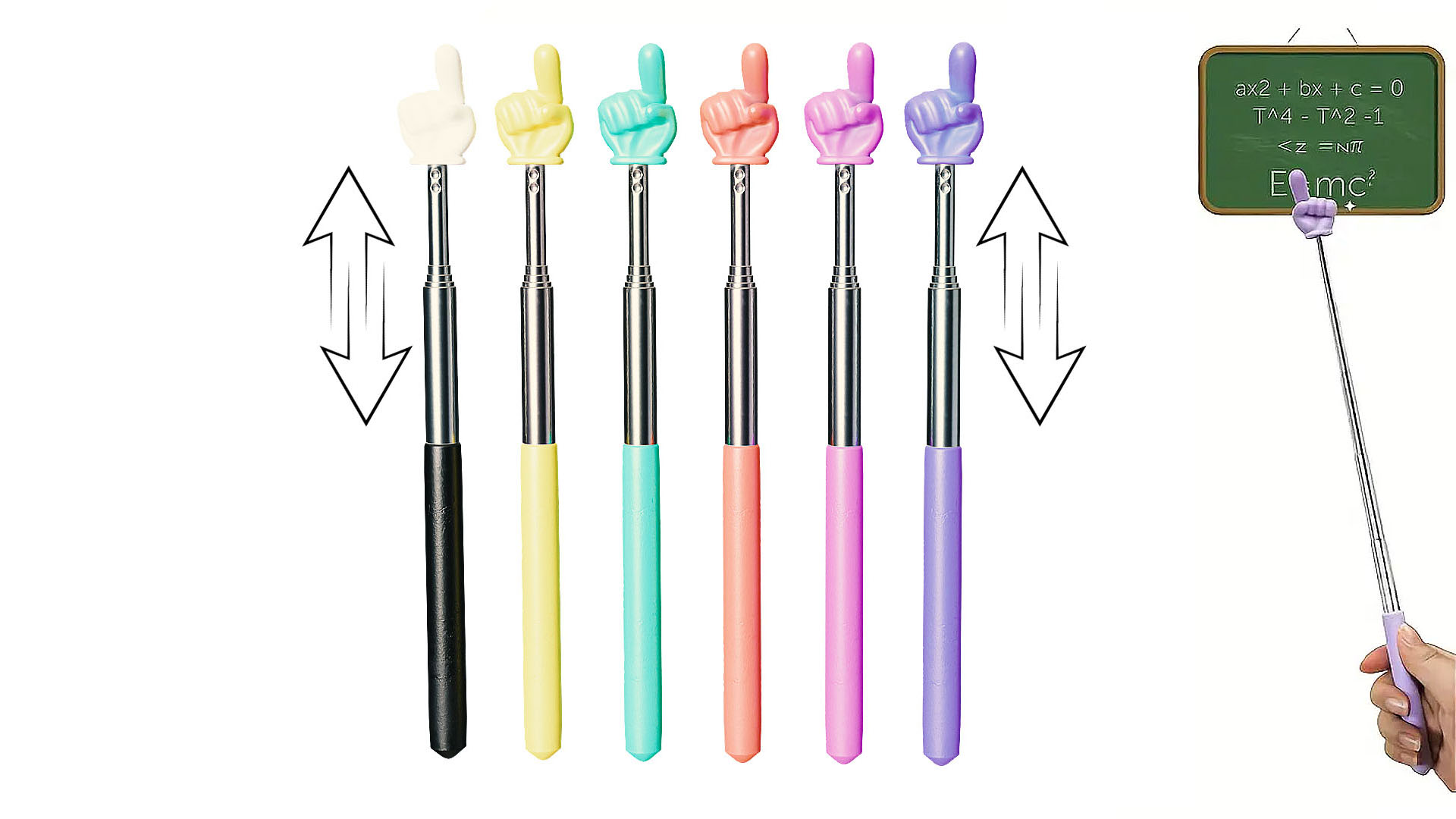Telescoping Pointer Hand Stick Finger Pick Me | Fab