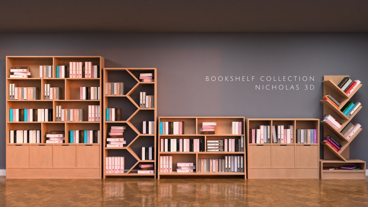 Media 1 for listing Interior Decor: Bookshelf Collection
