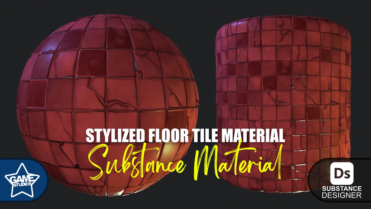 Media 1 for listing Stylized Floor Tiles Material 12