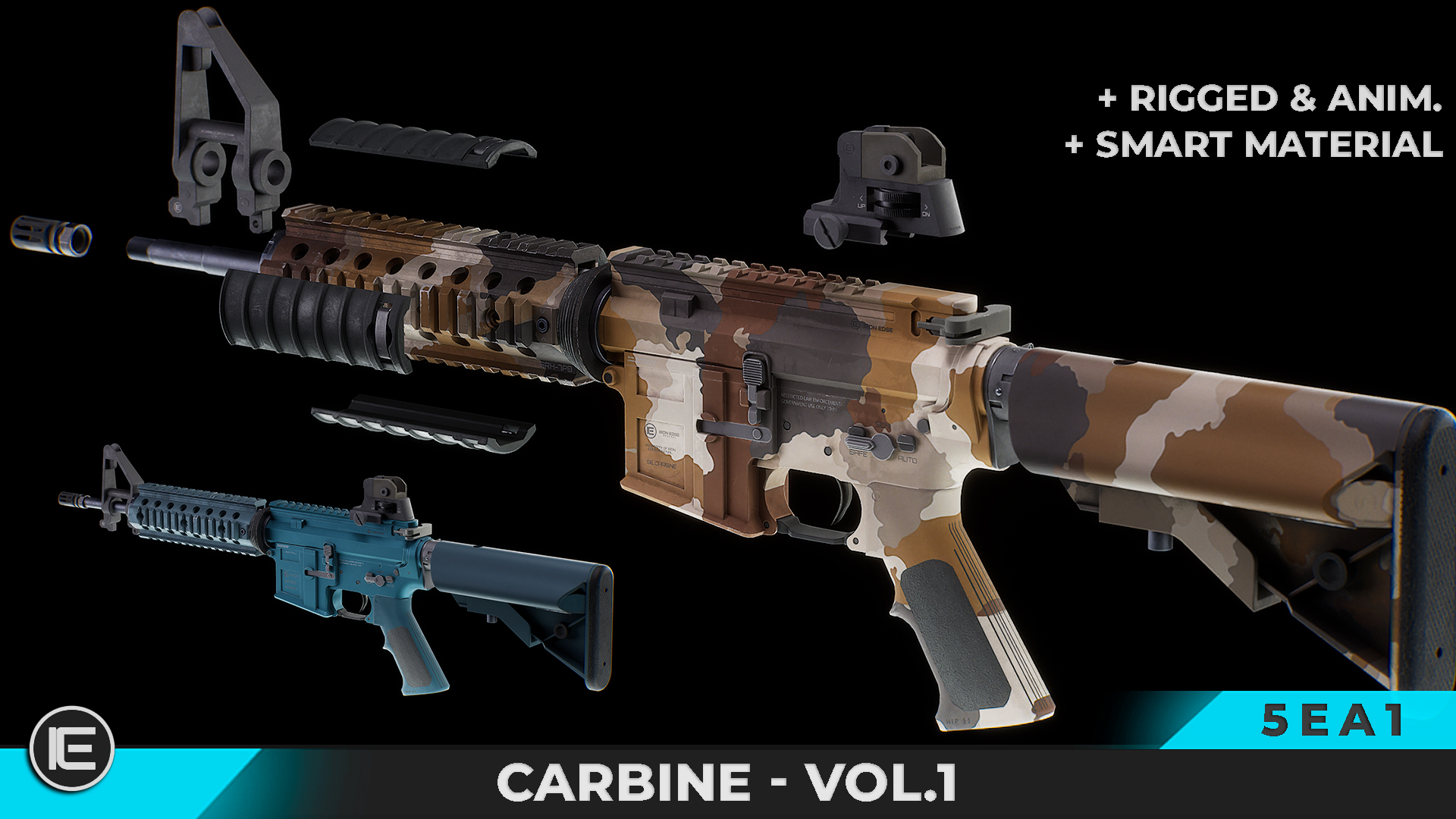 IE Pro Kit – M4 Carbine-Style Rifle – 5EA1