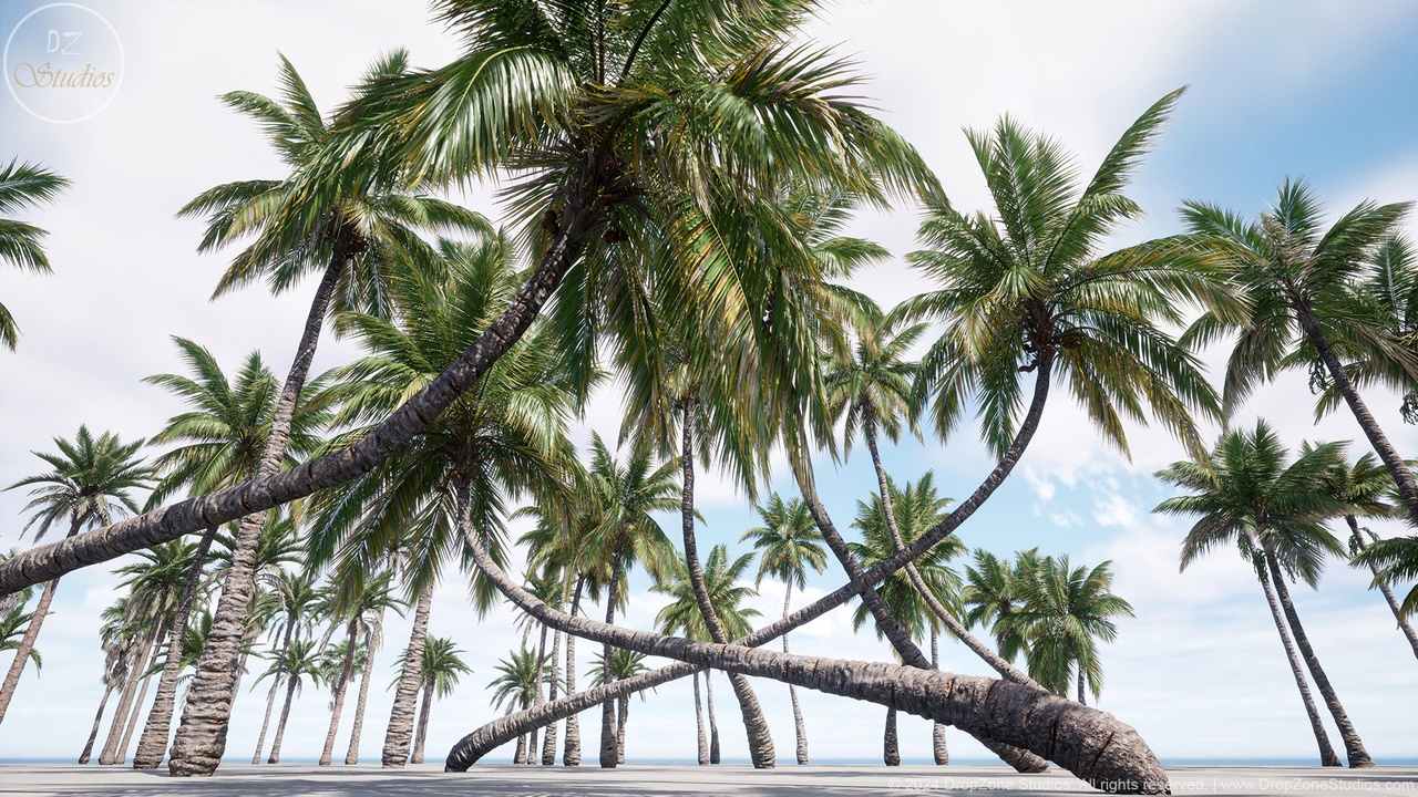Media 1 for listing DZ Trees - Bundle Vol3 (Deciduous Trees 2 & Palms)
