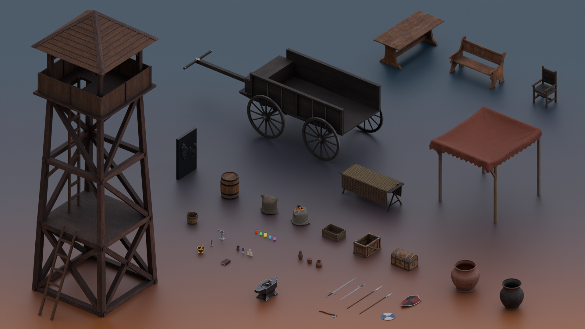Medievel Fantsy Asset Pack | Fab