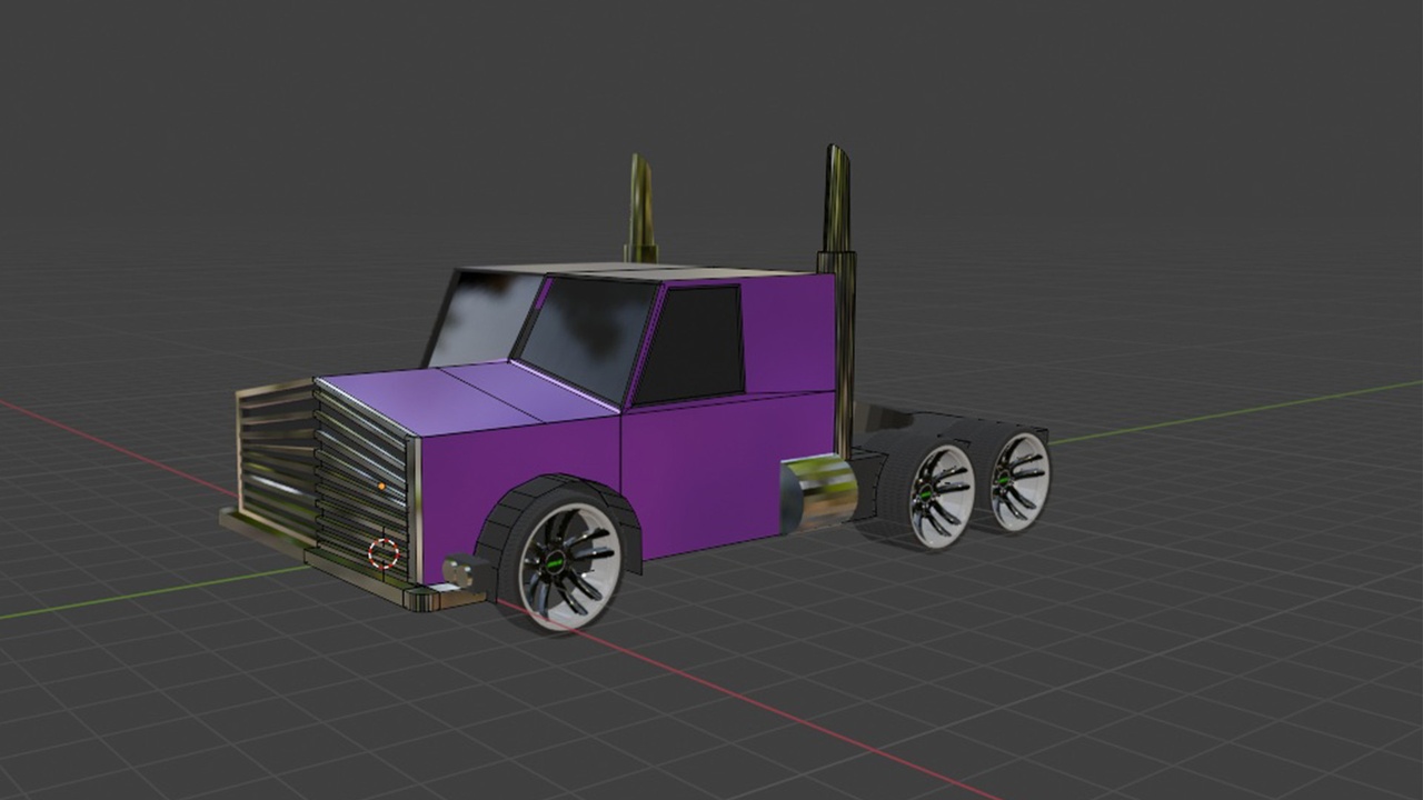 Media 1 for listing Low polly Truck