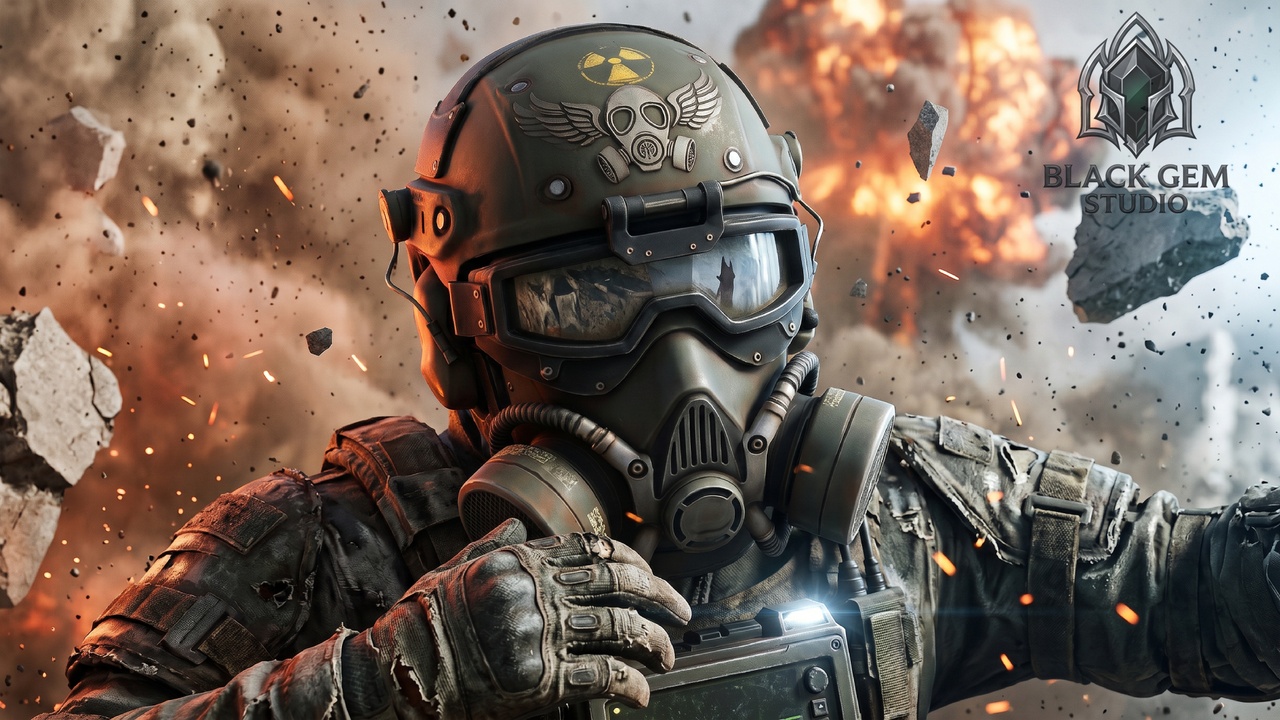 Media 1 for listing Post Apocalyptic Military Gas Mask Helmet for Survival Combat Soldiers