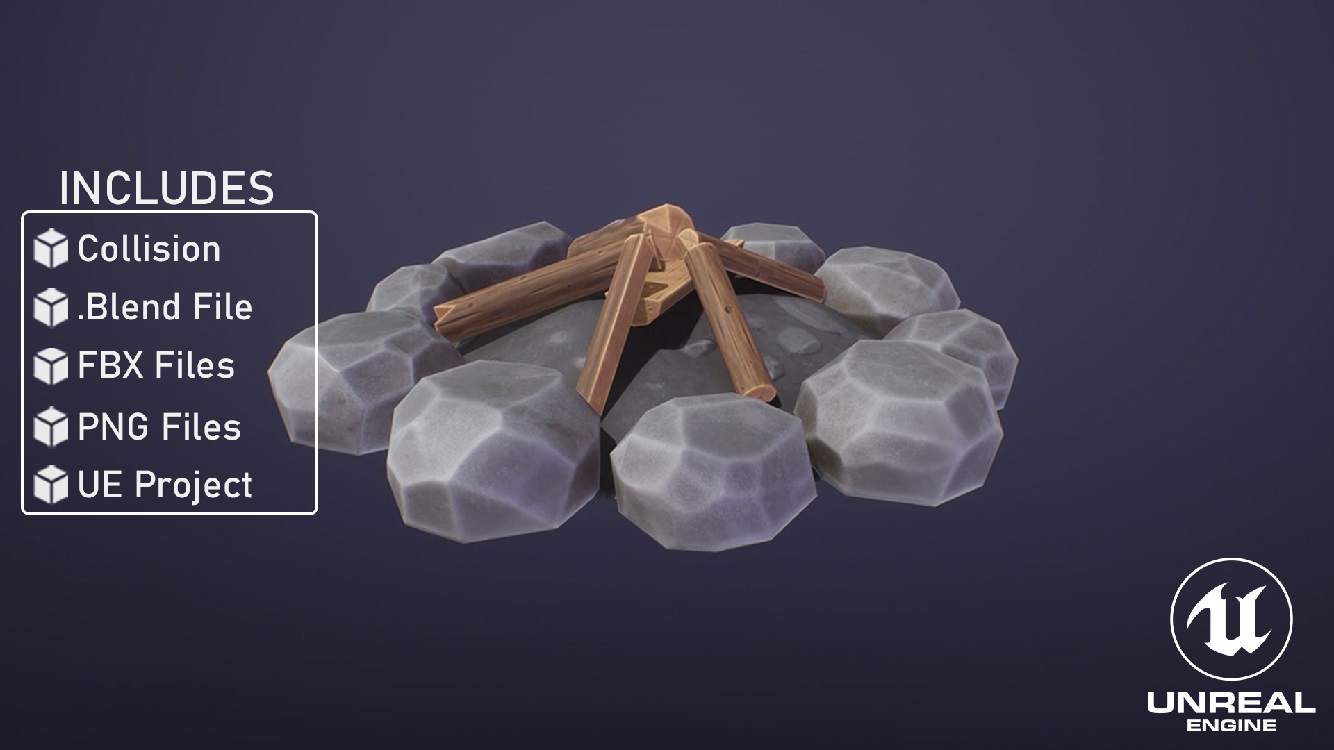 Stylized Campfire | Fab