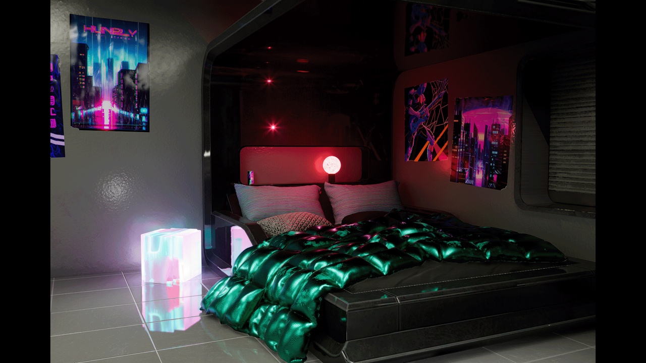 Media 1 for listing Cyberpunk Studio Apartment