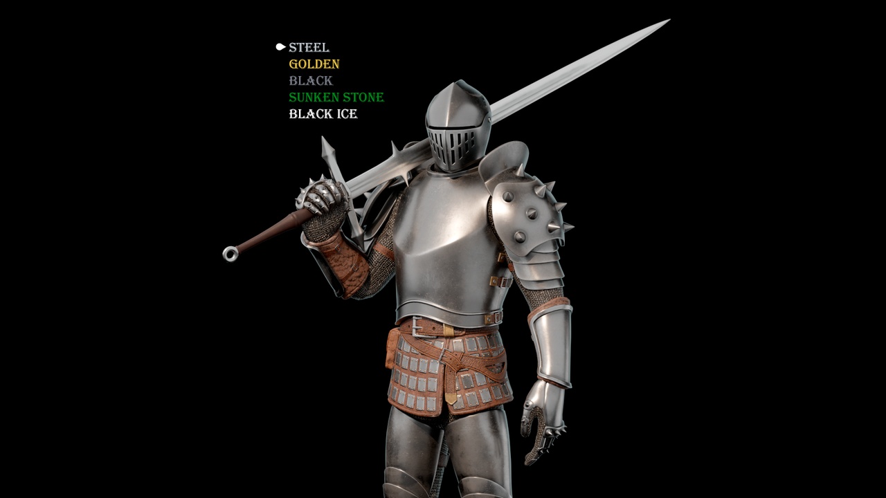 Media 1 for listing Knight in 5 variations (With long sword)