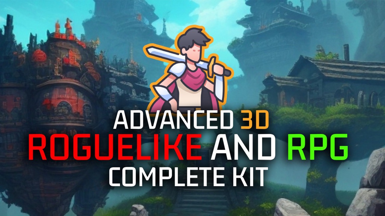 Media 1 for listing 3D Roguelike RPG Complete Kit for Mobile and PC: TPS, Enemy AI, Puzzle and Props