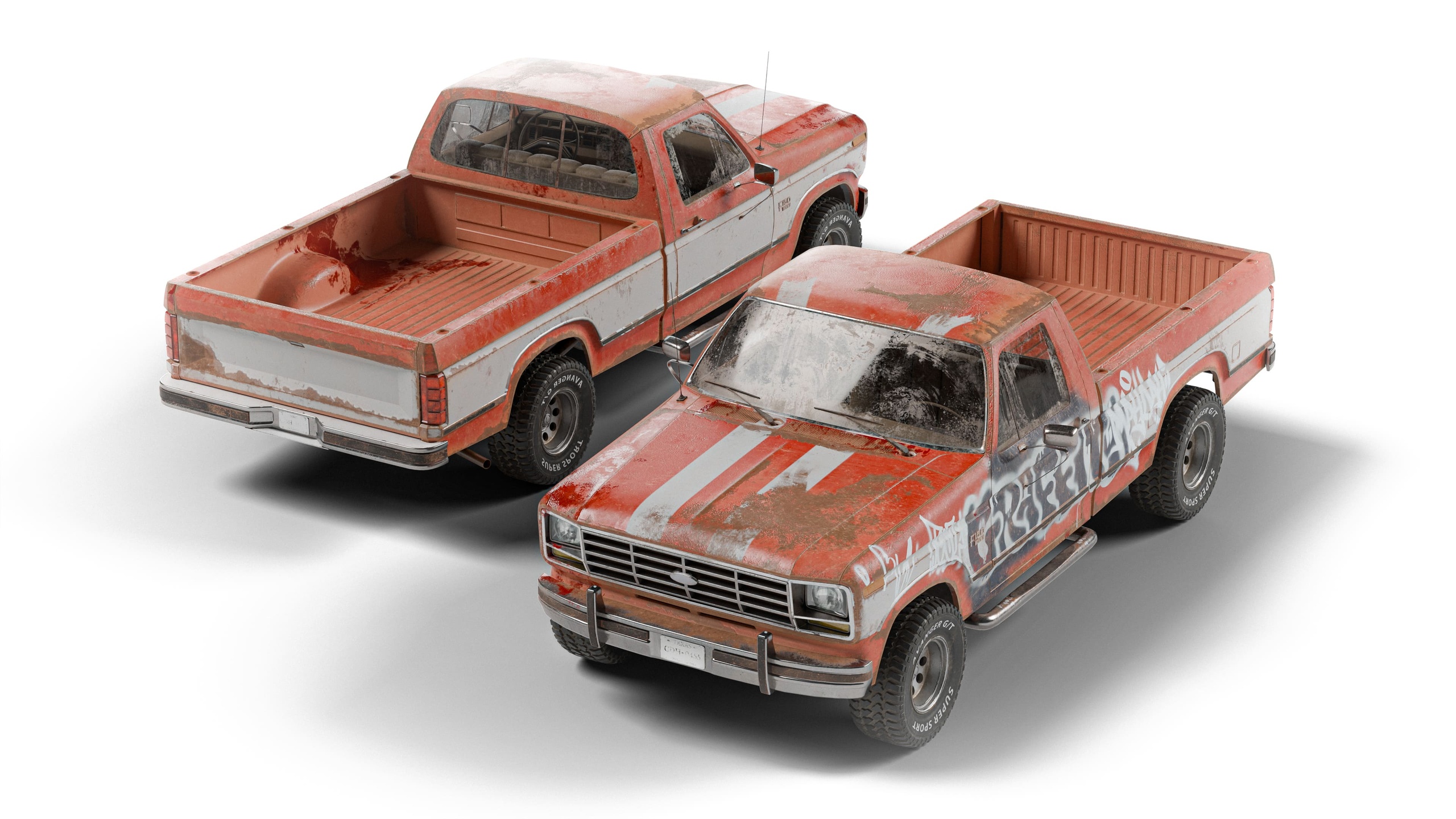 Media 1 for listing Old Pickup Graffiti
