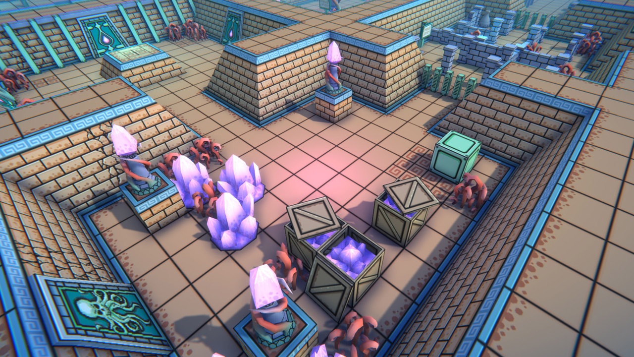 Media 1 for listing Underwater Atlantis City Environment - Lowpoly Modular Assets [Mobile Optimized]