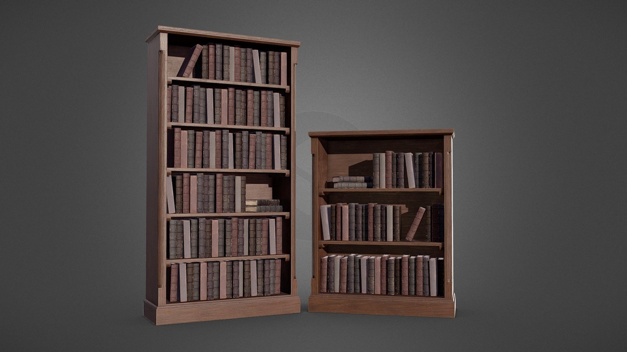Media 1 for listing Wooden Bookcases with Books