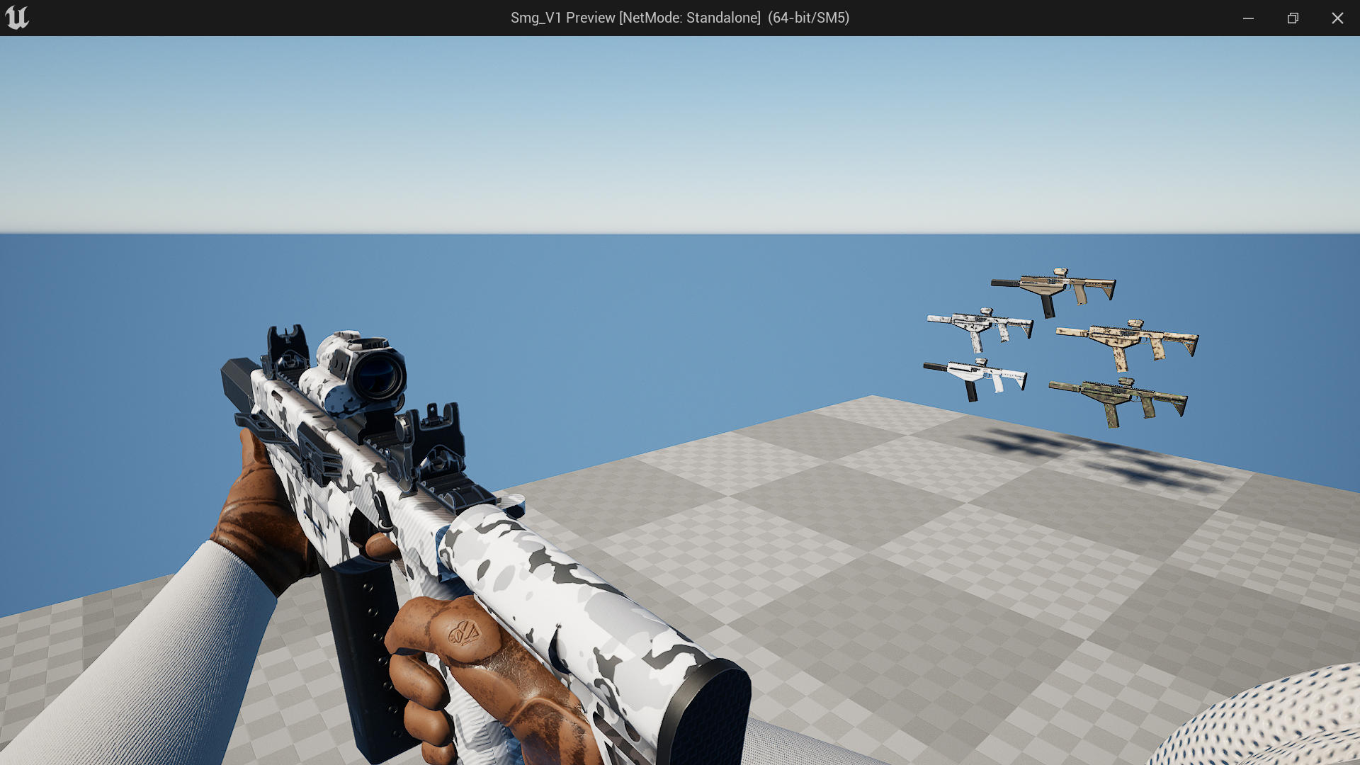 SMG V1 Assault Rifle (Fps - Tps) | Fab