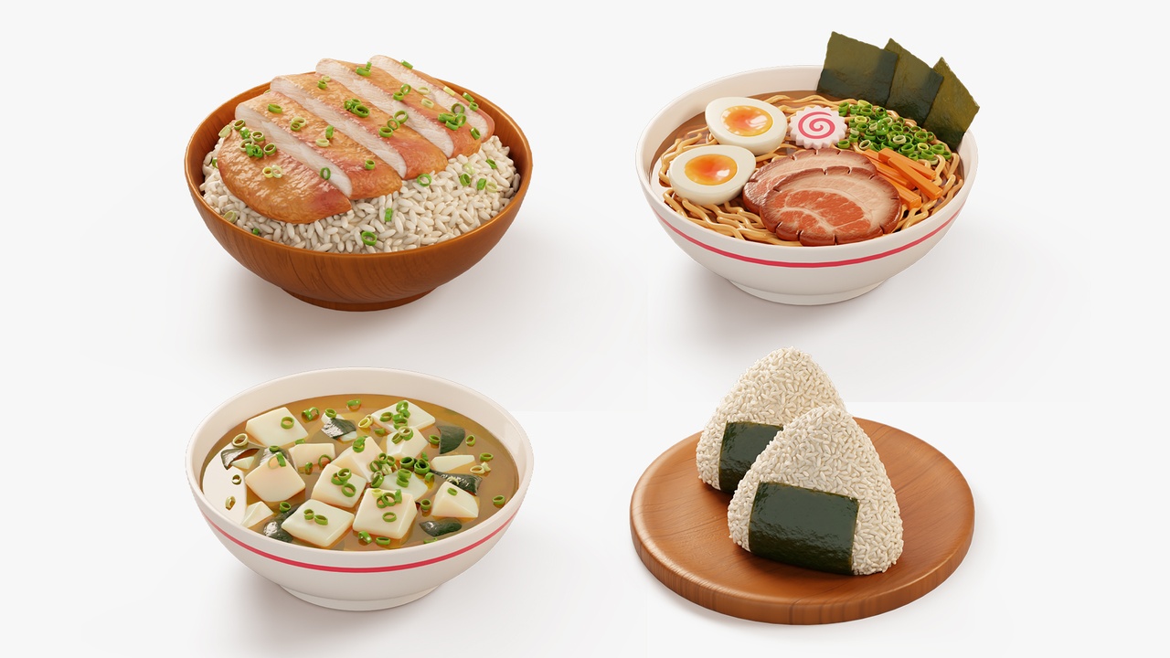 Media 1 for listing Japanese Food Set