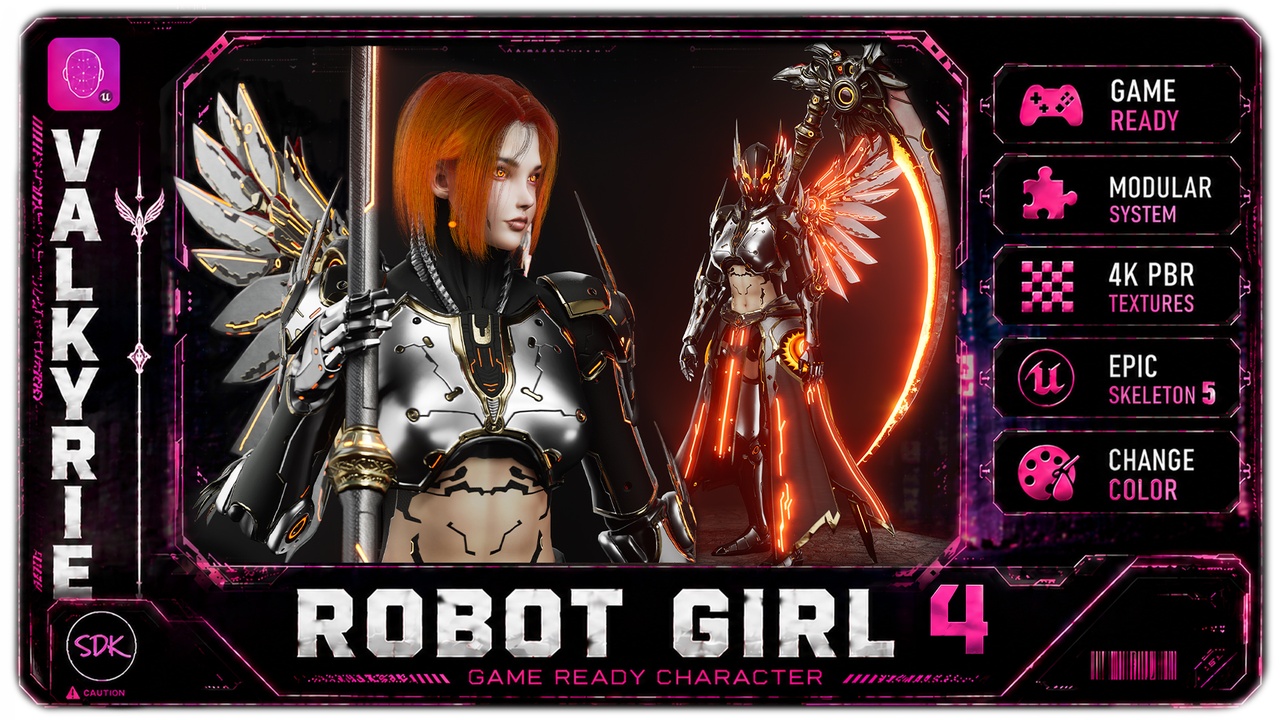 Media 1 for listing Robot Girl 4 Valkyrie