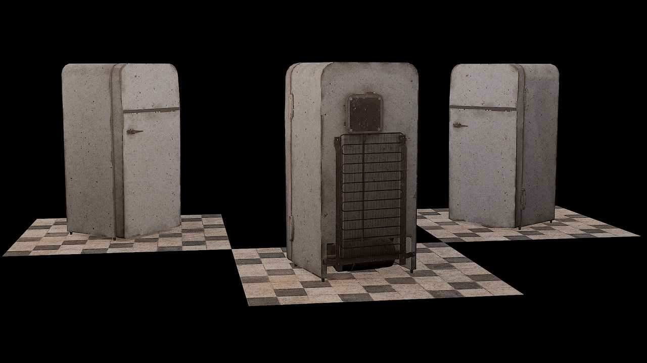 Media 1 for listing PSX Style Retro Fridge