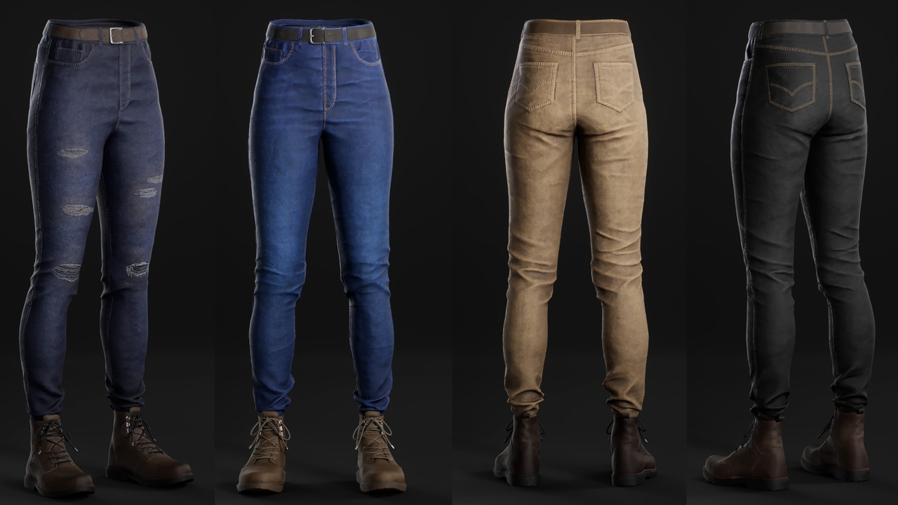 Media 1 for listing Female Jeans - Metahuman