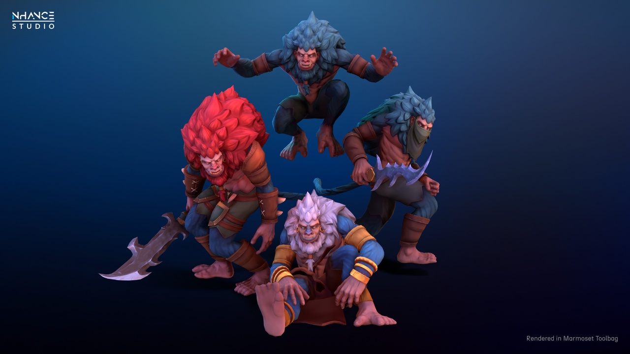 Media 1 for listing Stylized Fantasy Monkey