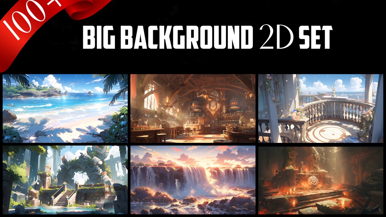 商品 Background Fantasy Set 100+ 的媒体 1