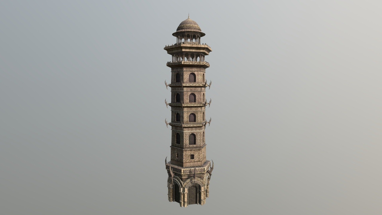 Media 1 for listing Fantasy Central Asian Style High Tower