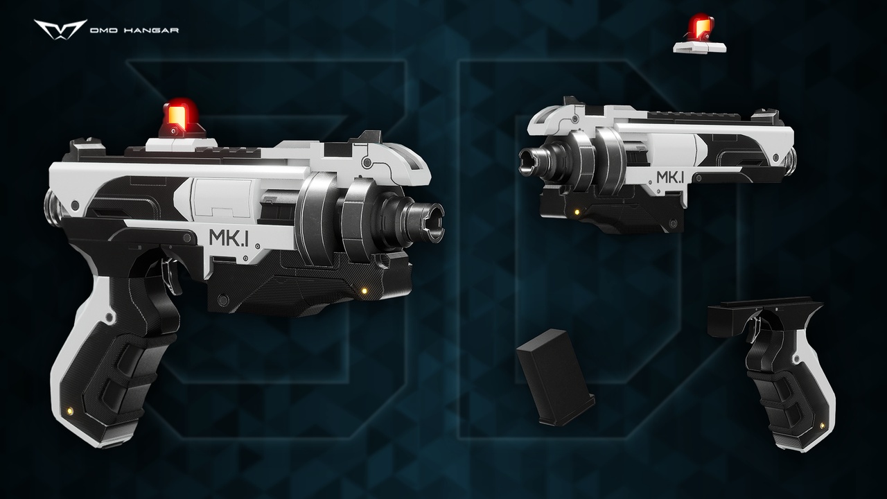 Media 1 for listing SciFi Pistol MK I - Laser
