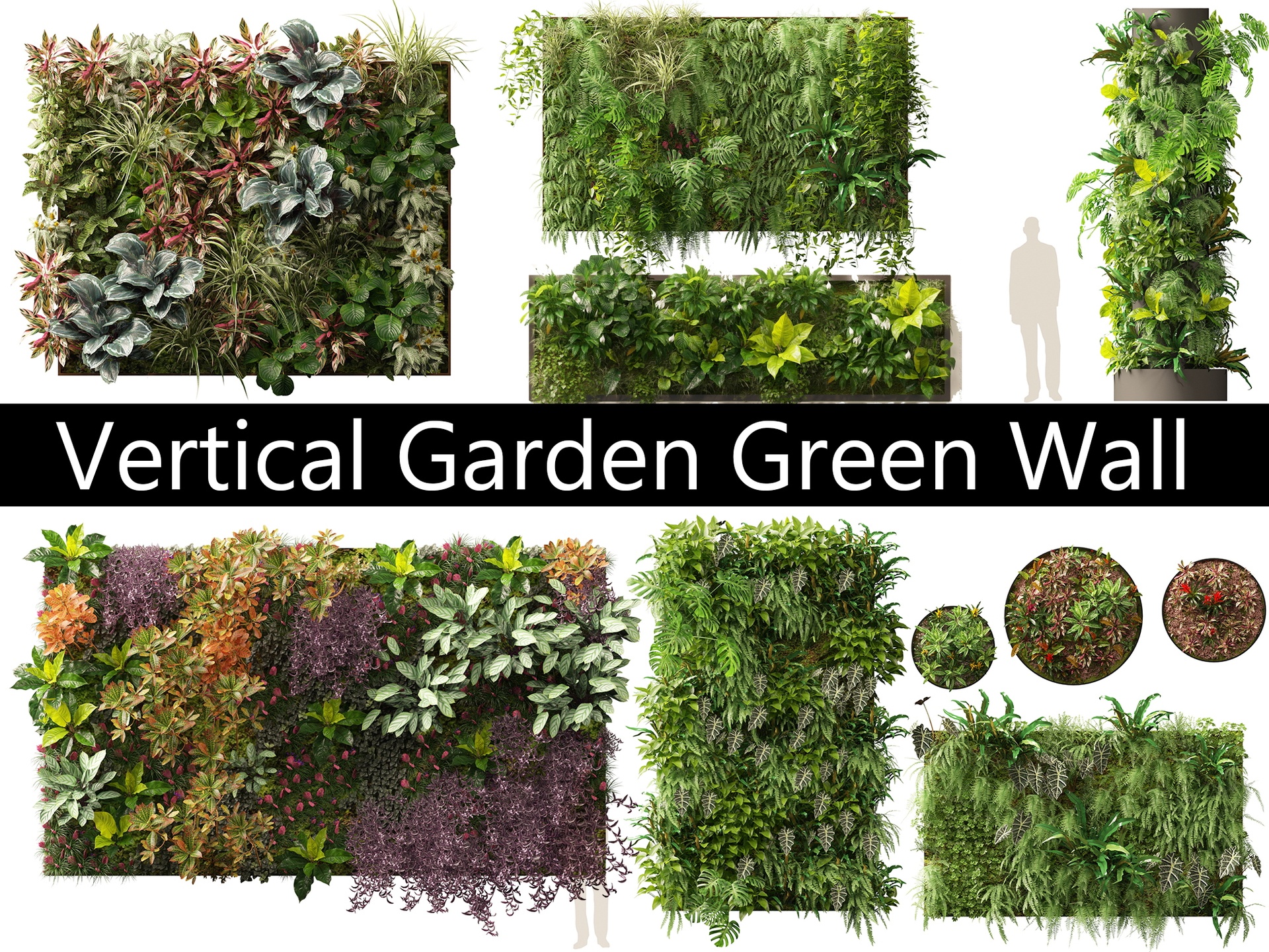 Media 1 for listing Vertical Garden Green Wall Mega Pack 56