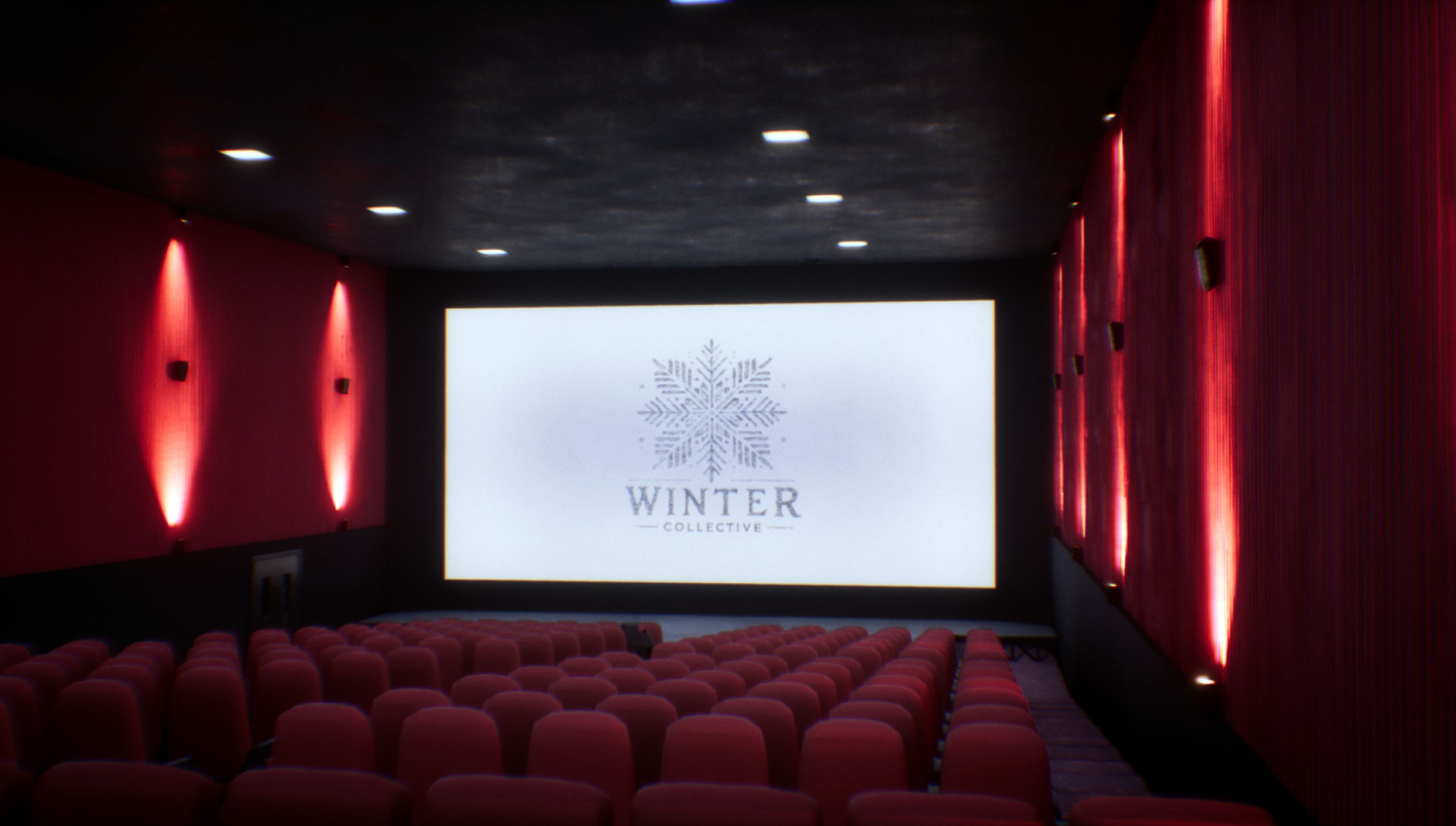 商品 Cinema Hall Theatre 3D Environment pack 的媒体 1