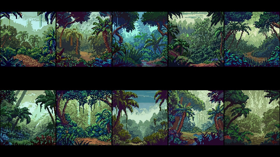 Pixel Art Jungle