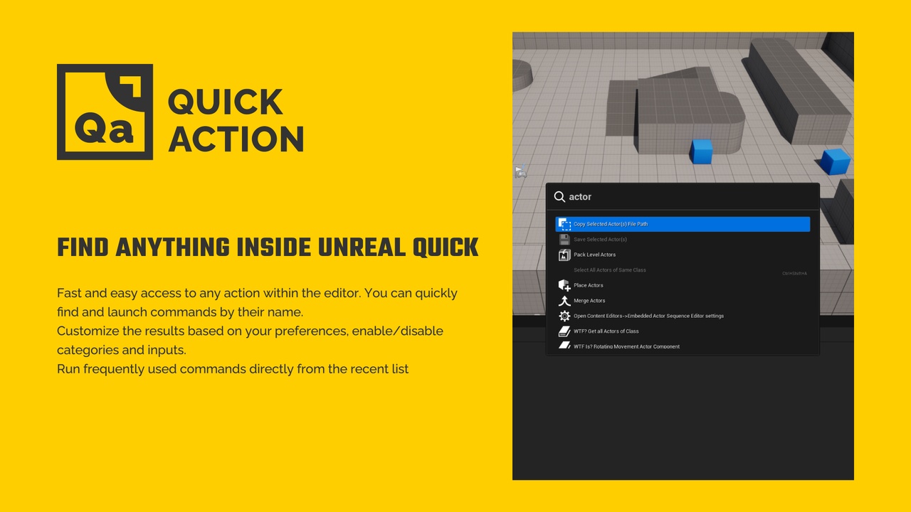Media 1 for listing Quick Actions