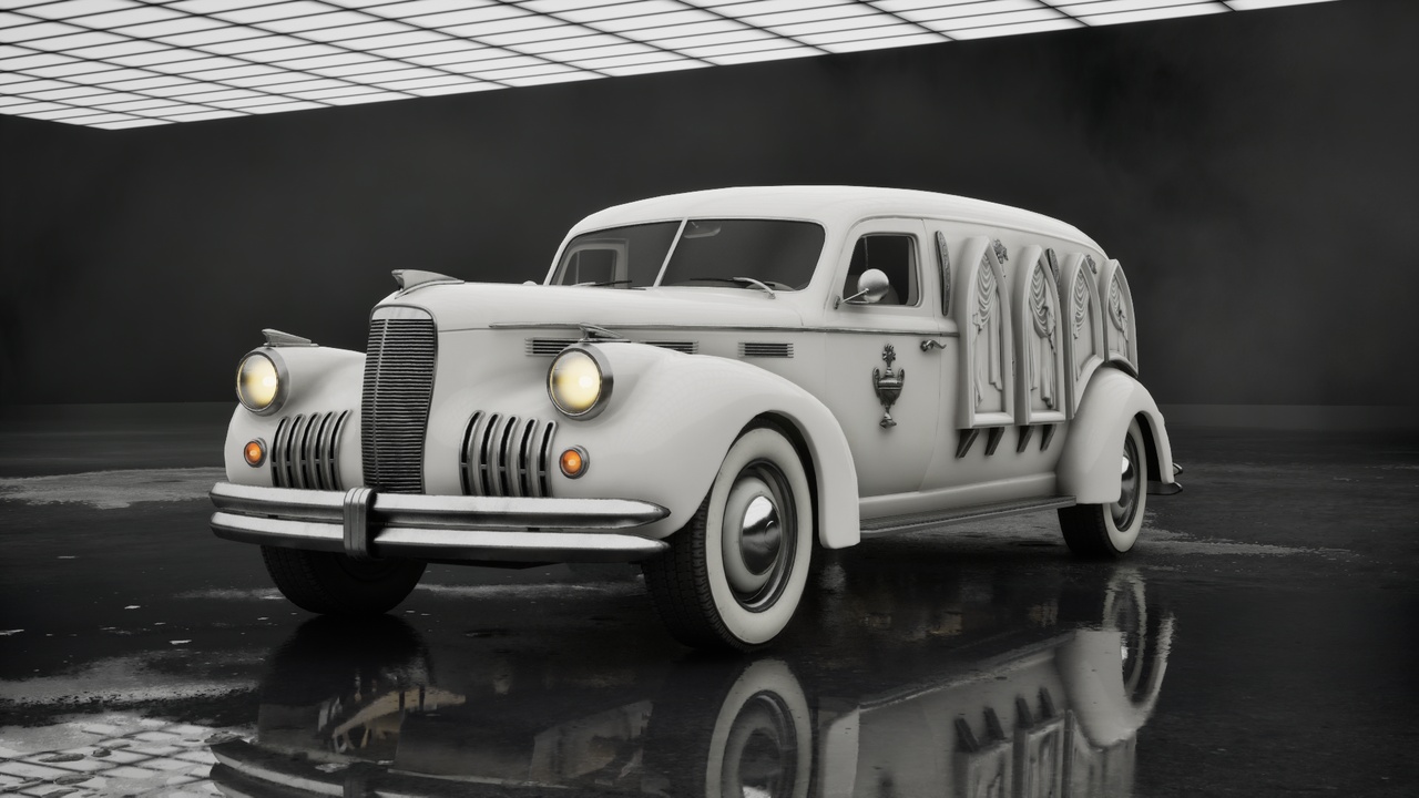 Media 1 for listing Retro Hearse Car | Drivable