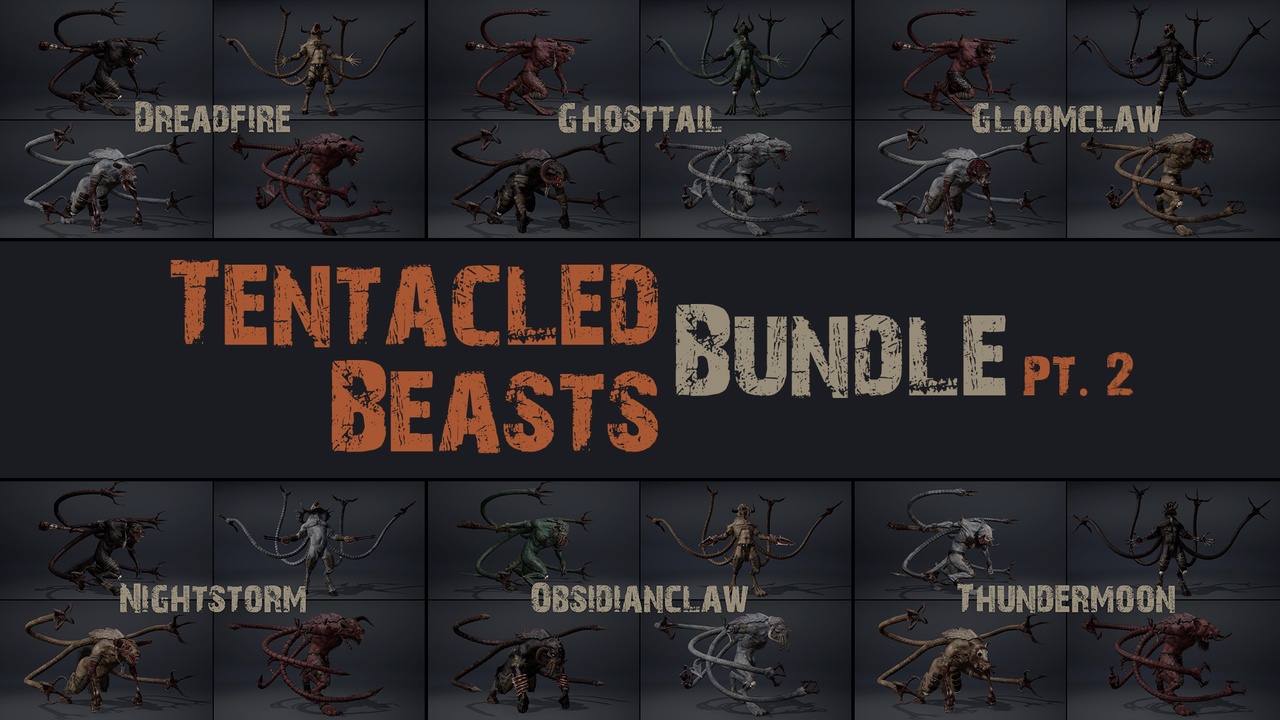 Media 1 for listing Tentacle Beasts Bundle Pt2